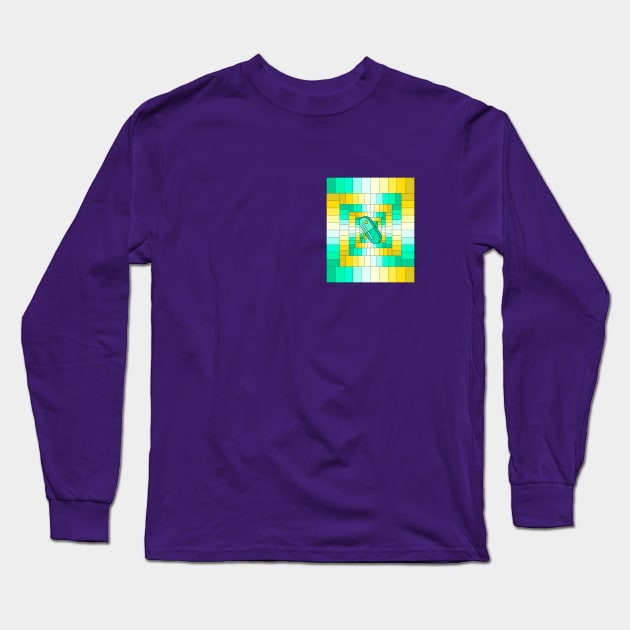 Green Pilled Long Sleeve T-Shirt by bestape